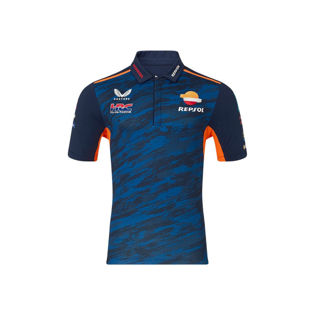 Repsol Honda MotoGP team polo shirt with sponsor logos
