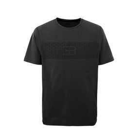 Bugatti men's T-shirt in black with logo