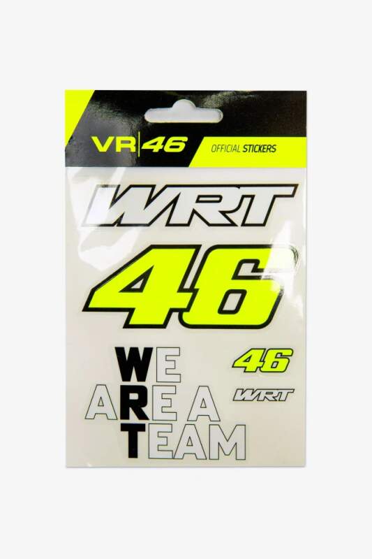 VR46 - Valentino Rossi WRT mały zestaw naklejek