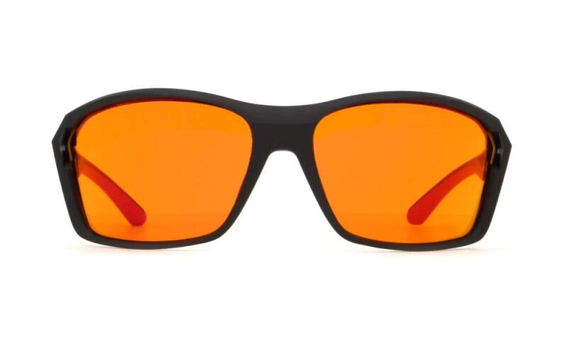 Red Bull Spect DRILL sunglasses black with orange lenses