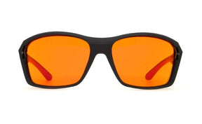 Red Bull Spect DRILL sunglasses black with orange lenses