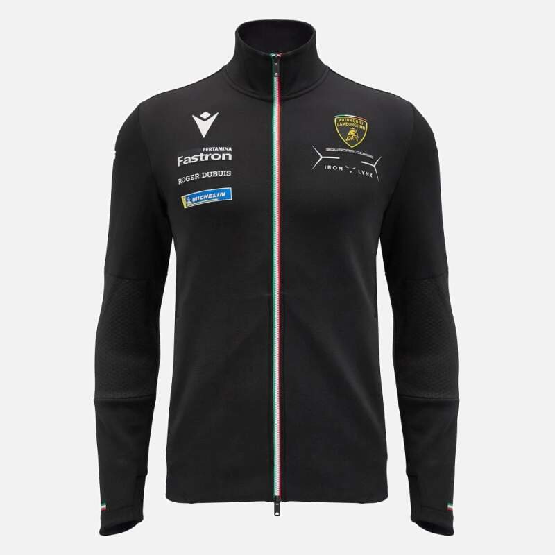 Bluza zespołowa Lamborghini Hypercar SC63 Le Mans czarna