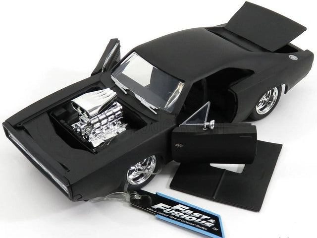 Model Jada Szybcy i wściekli Dodge Charger R/T 1:24 – czarny, bez pudełka