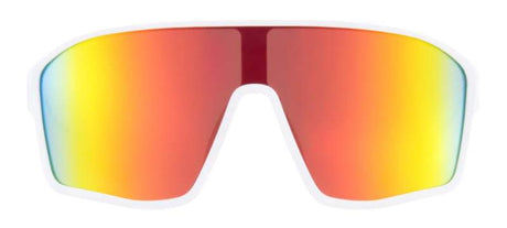 Red Bull Spect DAFT sunglasses white with red-orange lens
