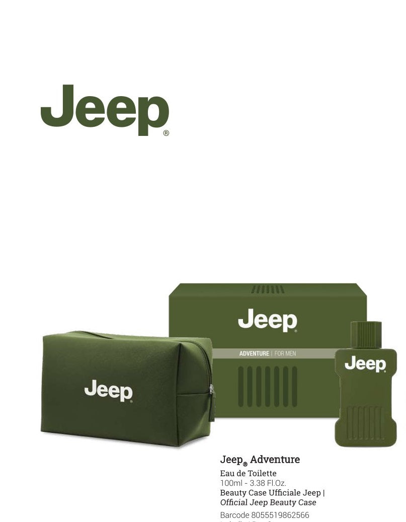 Jeep Adventure Eau De Toilette 100 ml + kosmetyczka Jeep