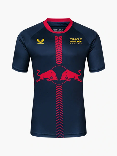 Oracle Red Bull Racing Sports Jersey with Red Bull Logo – Navy