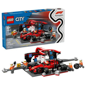 Zestaw klocków LEGO Ferrari - box Formuła 1 - edycja City