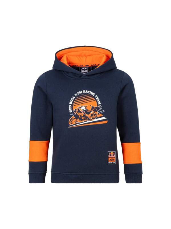 Dziecięca bluza z kapturem KTM Red Bull Racing GRID granatowa - 164 cm