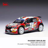 Model IXO Škoda Fabia Rally2 2024 N.38 M. Locatelli - Rally Monte Carlo