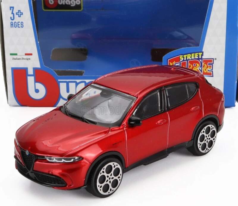 Model Alfa Romeo Tonale 1:43 Bburago czerwony