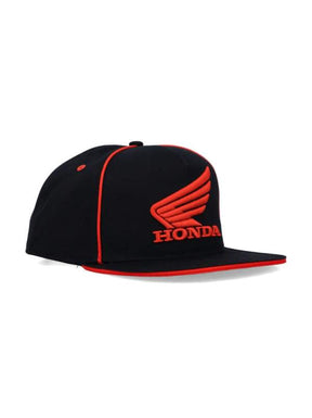 Czapka z daszkiem kibica Honda z dużym logo czarna