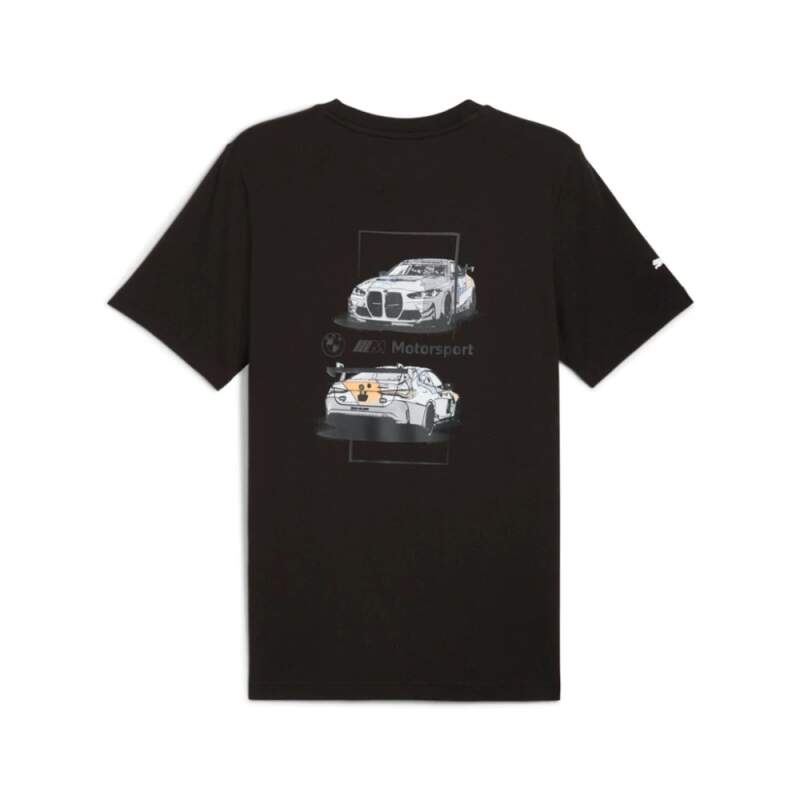 BMW Motorsport fan T-shirt with racing motif black