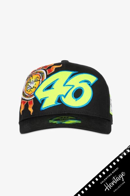 VR46 Valentino Rossi cap - Heritage black