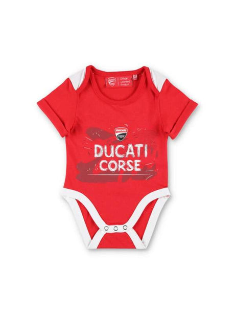 Body dziecięce Ducati Corse z dziecięcym motywem
