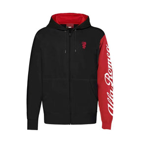Bluza rozpinana Alfa Romeo z logo AR czarna - S
