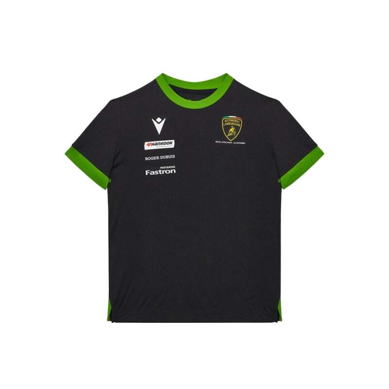 Lamborghini Squadra Corse kids' T-shirt with sponsor logos – 9–12 years