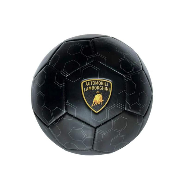 Piłka nożna Lamborghini (5) czarna z logo