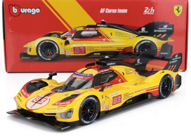 Model Bburago Ferrari 499P NR.83 Le Mans 2024 1:18 AF Corse