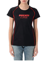 Damska koszulka casual Ducati Corse z napisem
