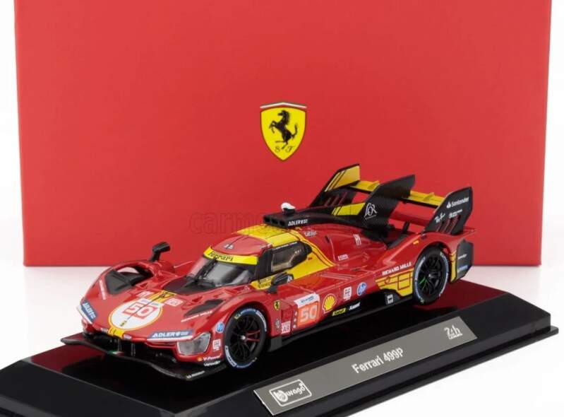 Model Bburago Ferrari 499P #50 Winner Le Mans 2024