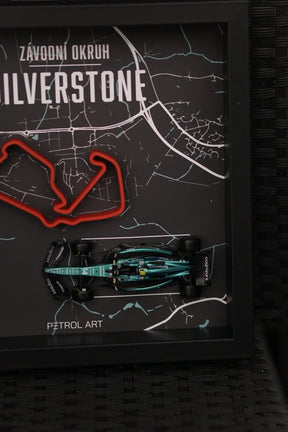 Obraz 3D Petrol Art – Fernando Alonso, Silverstone