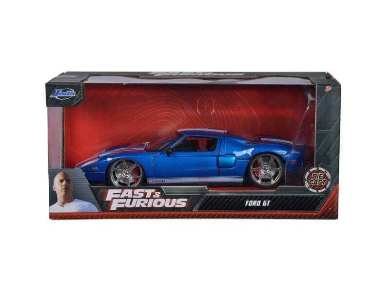 Model Szybcy i wściekli Ford GT 2005 1:24 niebieski