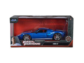 Model Szybcy i wściekli Ford GT 2005 1:24 niebieski