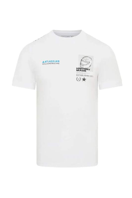 Koszulka casual Williams Racing F1 z motywem kasku