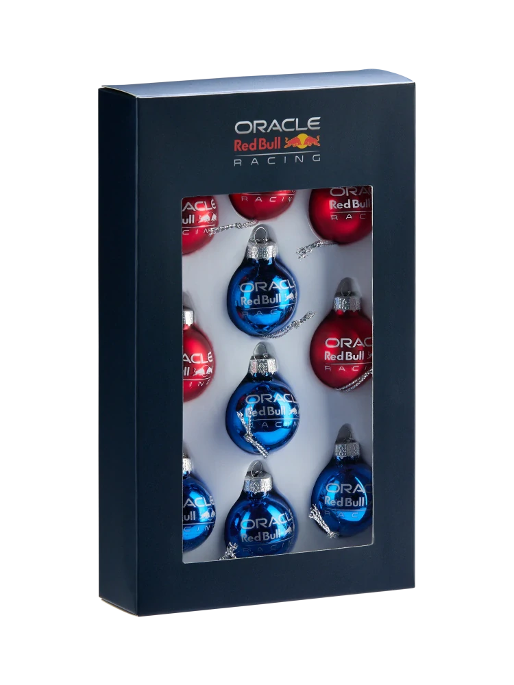 Mini bombki choinkowe Oracle Red Bull Racing – zestaw 10 szt.