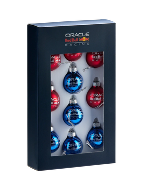 Mini bombki choinkowe Oracle Red Bull Racing – zestaw 10 szt.