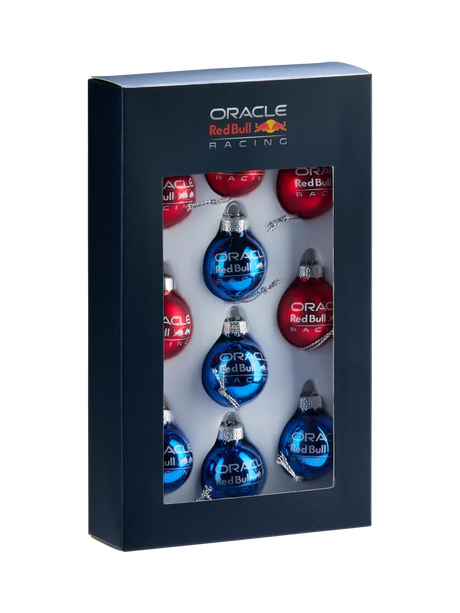 Mini bombki choinkowe Oracle Red Bull Racing – zestaw 10 szt.