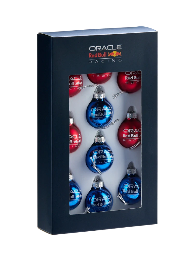 Mini bombki choinkowe Oracle Red Bull Racing – zestaw 10 szt.
