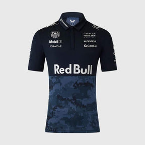 Koszulka polo zespołowa Oracle Red Bull Racing z logo sponsorów x HYPEBEAST