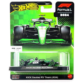 Model Hot Wheels F1 Premium - Zhōu Guànyǔ KICK Sauber F1