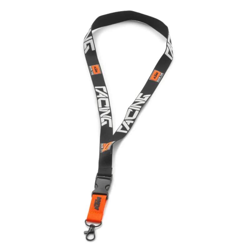 Brelok z karabińczykiem KTM Racing czarny z logo