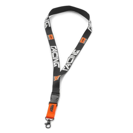 KTM Racing carabiner keyring, black, with logo