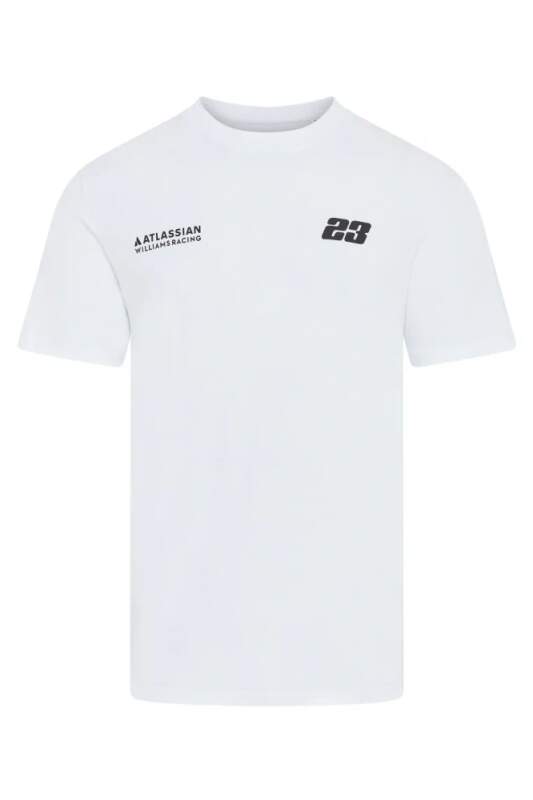 Koszulka kibica Alex Albon - Williams Racing F1 biała - XXL