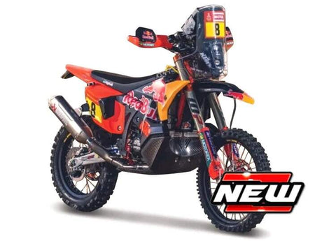 Model motocykla Red Bull KTM 450 Rally Dakar 2024 Toby Price nr 8