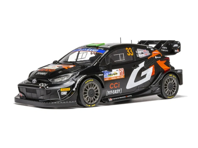 Model Ixo Toyota GR Yaris Rally1 Hybrid #33 Evans 1:18 – Rally Japan 2024