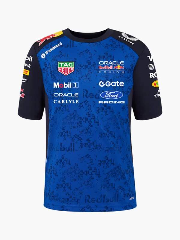 Oracle Red Bull Racing kids' T-shirt with sponsor logos - team edition