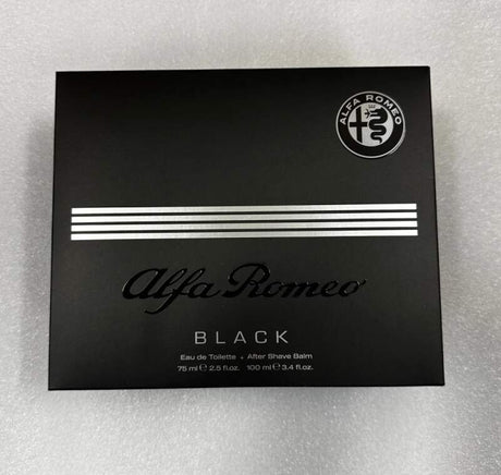 Zestaw prezentowy Alfa Romeo Black Eau De Toilette 75 ml + balsam po goleniu 100 ml