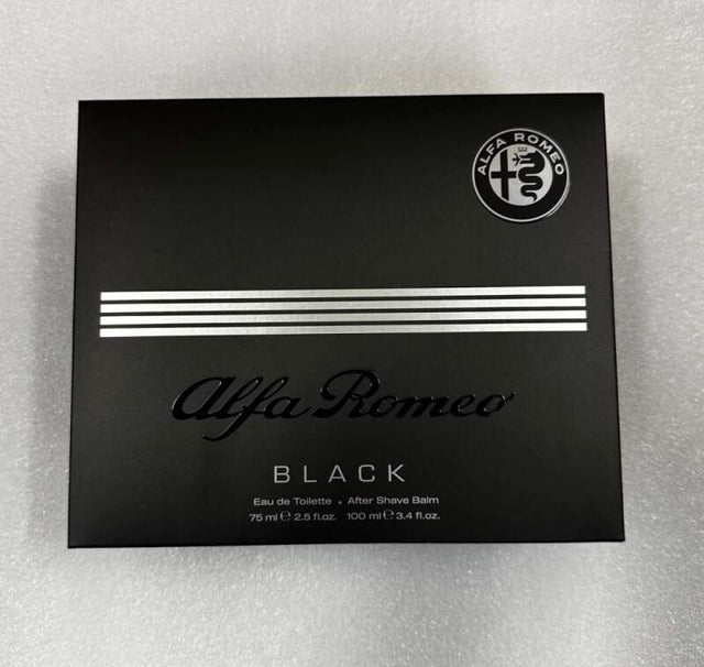 Zestaw prezentowy Alfa Romeo Black Eau De Toilette 75 ml + balsam po goleniu 100 ml