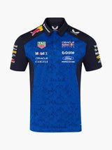 Oracle Red Bull Racing polo shirt with sponsor logos - team edition