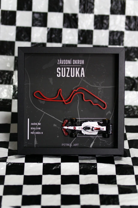 Obraz 3D Petrol Art – Max Verstappen, Suzuka
