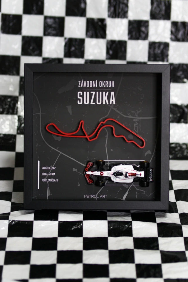 Petrol Art 3D Picture – Max Verstappen, Suzuka