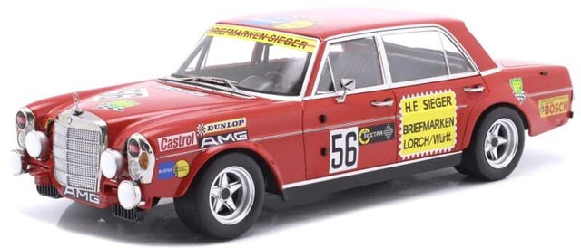Model WERK83 1:18 Mercedes Benz 300 SEL 6.8 AMG #56 H. Heyer 200 Miles Nürburgring 1972
