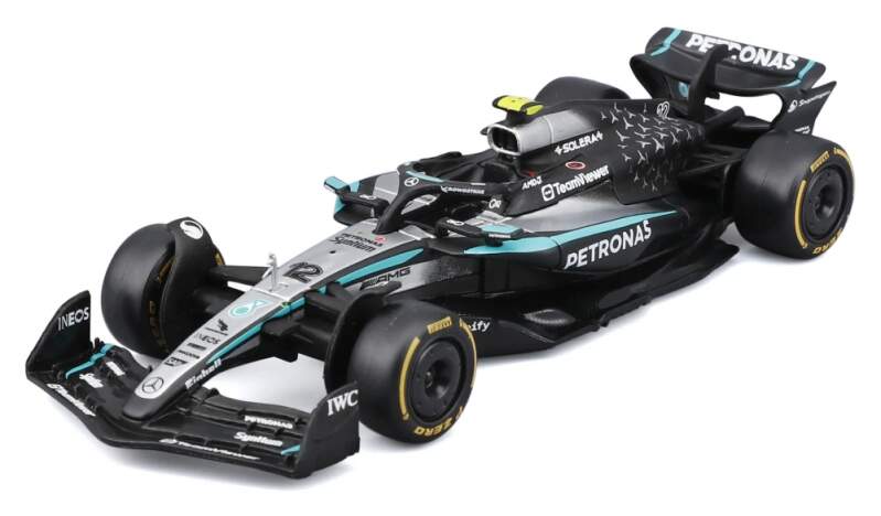 Model Mercedes AMG Petronas F1 W16 Bburago #12 Kimi Antonelli 2025