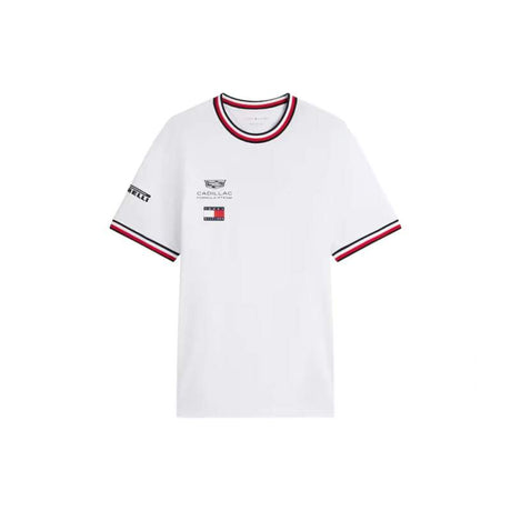 Biała koszulka Cadillac F1 x Tommy Hilfiger - edycja zespołowa