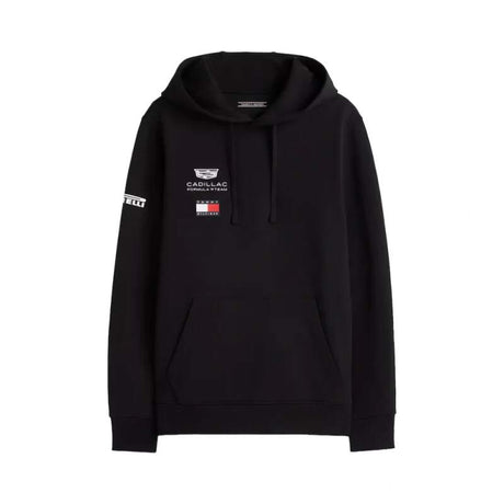 Czarna bluza z kapturem Cadillac F1 x Tommy Hilfiger - edycja zespołowa
