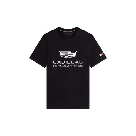 Czarna koszulka Cadillac F1 x Tommy Hilfiger - edycja casual